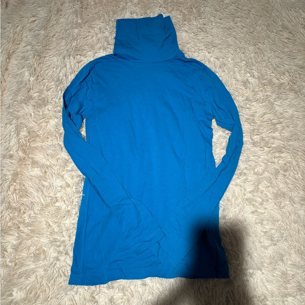 JCrew Blue Turtleneck
